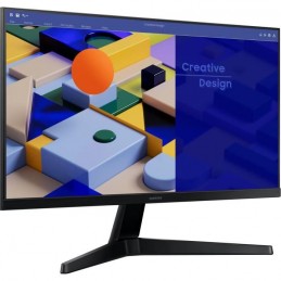 SAMSUNG S27C314EAU Ecran PC 27'' FHD - Dalle IPS - 5ms - 75Hz - HDMI, VGA - vue de 3/4