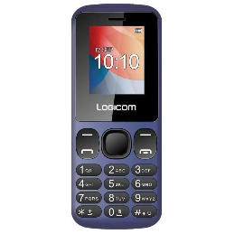 LOGICOM POSH 186 Bleu GSM Téléphone portable 2G - 32Mo - Dual Sim - vue de face