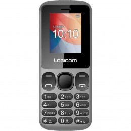 LOGICOM POSH 186 Gris GSM Téléphone portable 2G - 32Mo - Dual Sim - vue de face