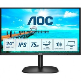 AOC 24B2XDA Ecran PC 24'' FHD - IPS 4ms - 75Hz - HDMI, VGA - Haut-Parleurs