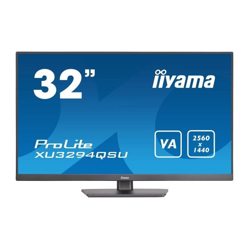 IIYAMA XU3294QSU-B1 Ecran PC 32'' WQHD - VA 4ms - 75Hz - HDMI, DP