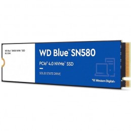 WESTERN DIGITAL 500Go SSD WD SN580 NVMe PCIe Gen4 (WDS500G3B0E) - vue de dessus