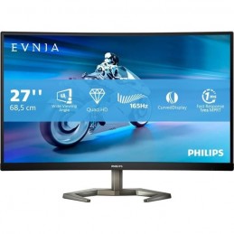 PHILIPS Evnia 27M1C5500VL Ecran PC 27'' QHD Gaming Incurvé - VA - 1ms - 165Hz - 2x HDMI, 1x DP - vue caractéristiques