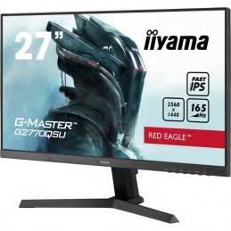 IIYAMA G-Master Red Eagle G2770QSU-B1 Ecran PC 27'' WQHD - 0.5ms - 165Hz - HDMI, DP - FreeSync - vue de 3/4