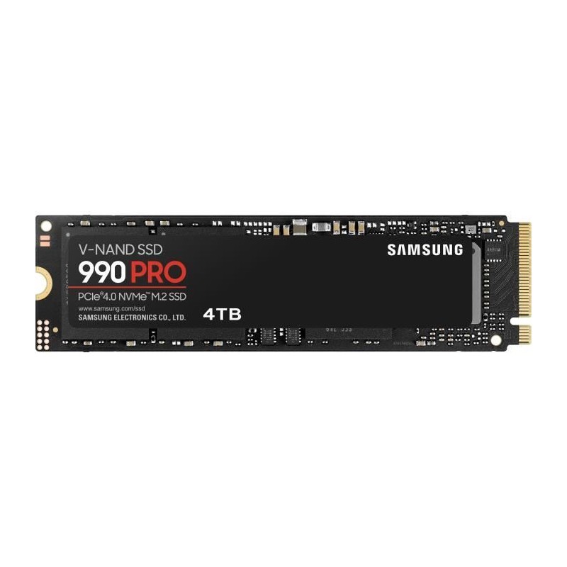 SAMSUNG 4To SSD 990 PRO NVMe 2.0 M2 2280 PCIe 4.0 (MZ-V9P4T0BW)