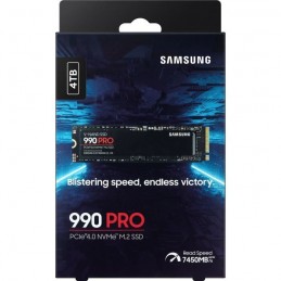 SAMSUNG 4To SSD 990 PRO NVMe 2.0 M2 2280 PCIe 4.0 (MZ-V9P4T0BW) - vue emballage