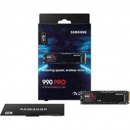 SAMSUNG 4To SSD 990 PRO NVMe 2.0 M2 2280 PCIe 4.0 (MZ-V9P4T0BW) - vue multiple