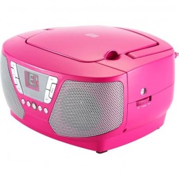 BIGBEN INTERACTIVE CD60RSSTICK Rose Lecteur Radio CD Portable - vue de 3/4