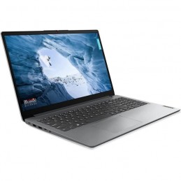 Lenovo IdeaPad 1 15IGL7 PC Portable 15.6'' FHD - Silver N5030 - 4Go RAM - 128Go SSD - W11 - vue de trois quart