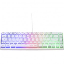 THE G-LAB KEYZ-HYDROGEN-W/FR Blanc Clavier Gaming filaire - Membrane 60%