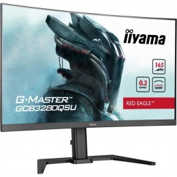 IIYAMA G-Master Red Eagle GCB3280QSU-B1 Ecran PC 32'' WQHD Gamer - 0.4ms - 165Hz - HDMI, DP - FreeSync - vue de trois quart