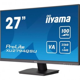 IIYAMA XU2794QSU-B6 Ecran PC 27'' WQHD VA - 1ms - 100Hz - HDMI, DP - vue de trois quart droit