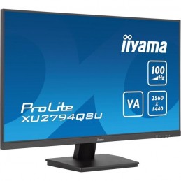 IIYAMA XU2794QSU-B6 Ecran PC 27'' WQHD VA - 1ms - 100Hz - HDMI, DP - vue de trois quart gauche