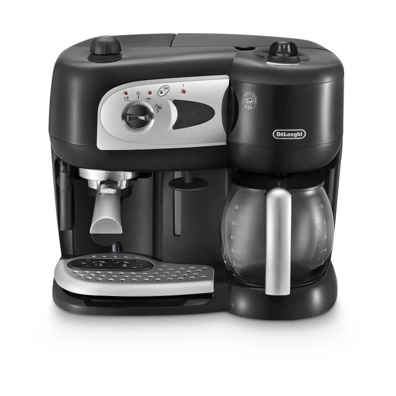 DELONGHI BCO261B.1 Machine Expresso combiné pompe 1.3L - 1750W - 15 bars - Dosettes et Café moulu