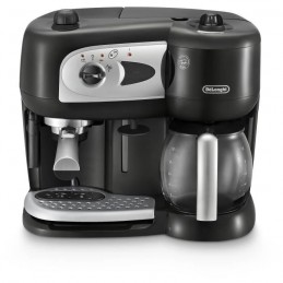 DELONGHI BCO261B.1 Machine Expresso combiné pompe 1.3L - 1750W - 15 bars - Dosettes et Café moulu - vue de trois quart