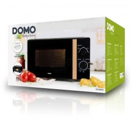 DOMO DO2820 Four micro-ondes 20L - 700W - Noir finition bois - vue emballage