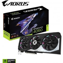 GIGABYTE AORUS GeForce RTX™ 4060 ELITE 8G Carte Graphique Nvidia HDMI, DP - vue emballage