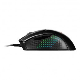 MSI CLUTCH GM51 LIGHTWEIGHT Noir Souris gamer filaire (S12-0402180-C54) - vue de profil