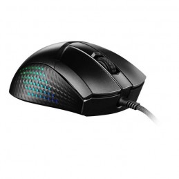 MSI CLUTCH GM51 LIGHTWEIGHT Noir Souris gamer filaire (S12-0402180-C54) - vue de 3/4