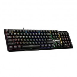 MSI VIGOR GK41 Noir Clavier gamer mécanique filaire AZERTY - vue de trois quart gauche