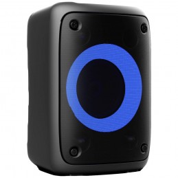 R-MUSIC RM483829 Noir LED BOX Mini enceinte nomade - 60W - vue de trois quart