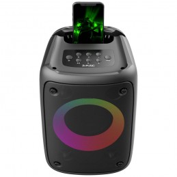 R-MUSIC RM483829 Noir LED BOX Mini enceinte nomade - 60W - vue ON