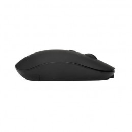BLUESTORK OFF100 Noir Souris sans fil 2.4Ghz + Bluetooth Rechargeable - Compatible Mac et Windows - vue de profil