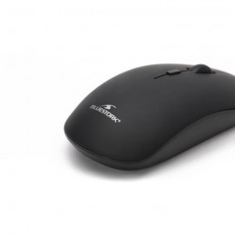 BLUESTORK OFF100 Noir Souris sans fil 2.4Ghz + Bluetooth Rechargeable - Compatible Mac et Windows - vue zoom