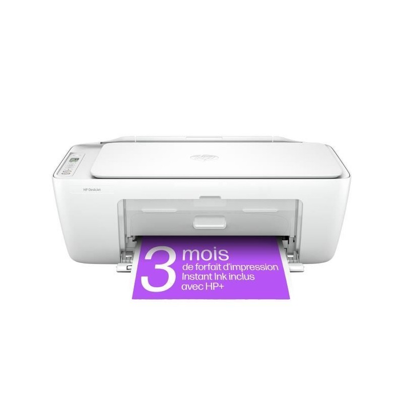 HP DeskJet 2810e Imprimante tout-en-un Jet d'encre couleur multifonction - 3 mois d'Instant ink inclus