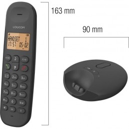 PANASONIC KX-TG6822 Duo Téléphones Sans fil avec Répondeur - Noir et Gris  avec Quadrimedia