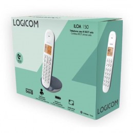 LOGICOM ILOA 150 SOLO Ardoise Téléphone fixe sans fil DECT - Sans répondeur - vue emballage