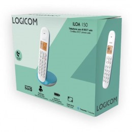 LOGICOM ILOA 150 SOLO Turquoise Téléphone fixe sans fil DECT - Sans répondeur - vue emballage