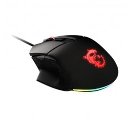 MSI CLUTCH GM20 ELITE Noir Souris gamer filaire - vue de trois quart