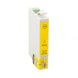 CR-604XLYL COMPATIBLE EPSON 604XL JAUNE NO-OEM CARTOUCHE JET D'ENCRE - vue de trois quart