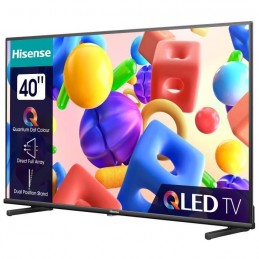 HISENSE 40A5KQ TV QLED FHD 40'' (101cm) - Smart TV - Tuner Satellite intégré - vue de trois quart