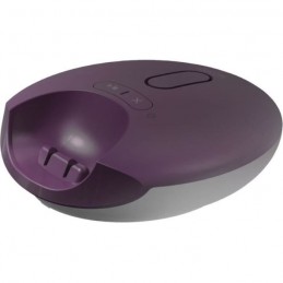 LOGICOM ILOA 155T SOLO Aubergine Téléphone fixe sans fil DECT - Avec répondeur - vue zoom base