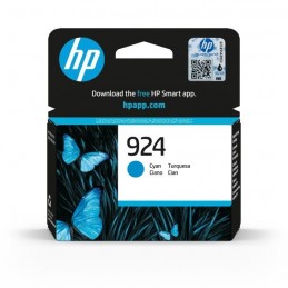 HP 924 Cyan Cartouche d'encre Authentique (4K0U3NE) pour OfficeJet Pro 8120, 8310