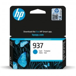 HP 937 Cartouche Encre Cyan Authentique (4S6W2NE) pour OfficeJet Pro 9110, 9120, 9130, 9720, 9730
