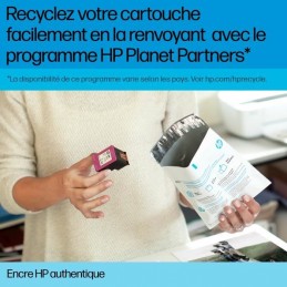 HP 937 Cartouche Encre Cyan Authentique (4S6W2NE) pour OfficeJet Pro 9110, 9120, 9130, 9720, 9730 - vue recyclage