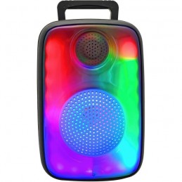 INOVALLEY FIRE02 Enceinte lumineuse karaoké 30W - Bluetooth 5.1- LED RGB synchronisées avec la musique