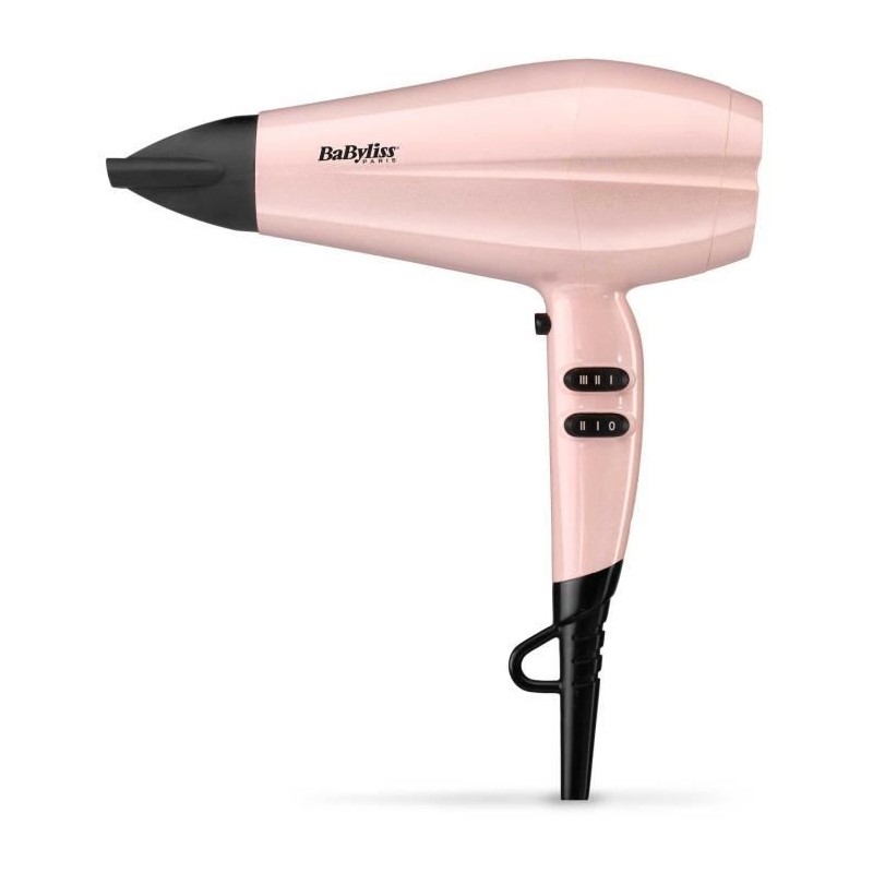 BABYLISS 5337PRE Sèche-cheveux Rose Blush 2200 Design - 2200W - Léger