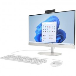 HP All-in-One 24-cr0060nf PC de Bureau 24'' FHD - Intel N100 - RAM 8Go - 256Go SSD - W11 - Clavier + Souris