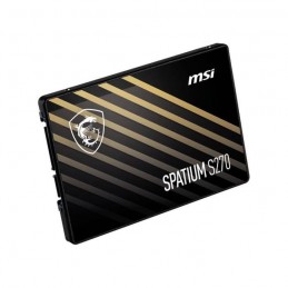 MSI SPATIUM S270 480Go SSD 2.5'' SATA3 6Gbs 7mm (S78-440E350-P83) - vue de trois quart