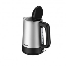 TEFAL BI520D10 Bouilloire électrique sans fil inox 1.7L - 2200W - Base pivotante 360° - vue de trois quart