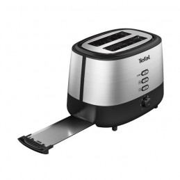 TEFAL Equinox TT520D10 Grille-pain inox - 870W - 2 fentes a largeur variable, 7 niveaux de dorage - vue récupérateur