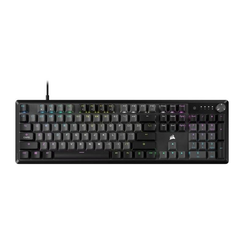 CORSAIR K70 CORE RGB Gris Clavier gaming mécanique AZERTY (CH-910991E-FR)