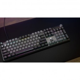 CORSAIR K70 CORE RGB Gris Clavier gaming mécanique AZERTY (CH-910991E-FR) - vue de trois quart