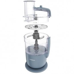 KENWOOD FDP22.000GY Gris Bleu Robot multifonction Bol 1.3L - 650W - 1 vitesse + Pulse - vue éclatée