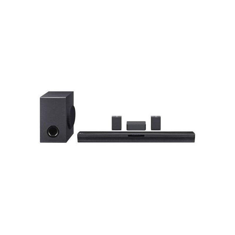 LG SQC4R Barre de son 4.1 220W - Caisson de basses sans fil et enceintes arrières - Dolby Digital - Bluetooth