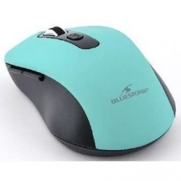 BLUESTORK M-WL-OFF70-GREEN Vert menthe Souris sans fil Rechargeable - 800/1200/1600 DPI - 6 boutons - vue de 3/4